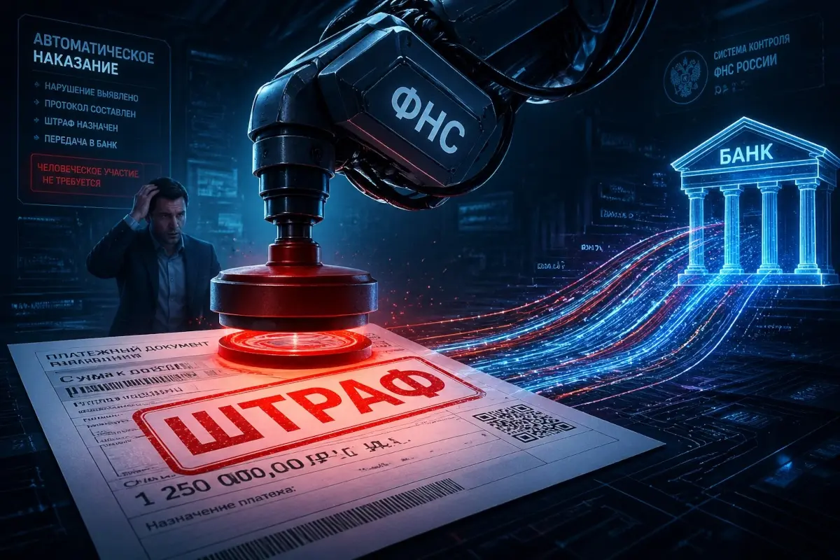 Штрафы за оплату без чеков налоговики будут выписывать автоматом по данным из банков
