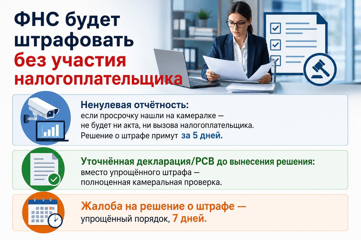 ФНС будет штрафовать без участия налогоплательщика ФНС будет штрафовать без участия налогоплательщика
