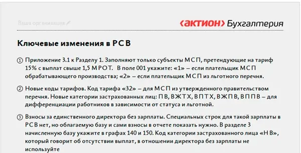 Льготы МСП в РСВ: самое опасное в 1 квартале. Проверьте себя до 25 апреля