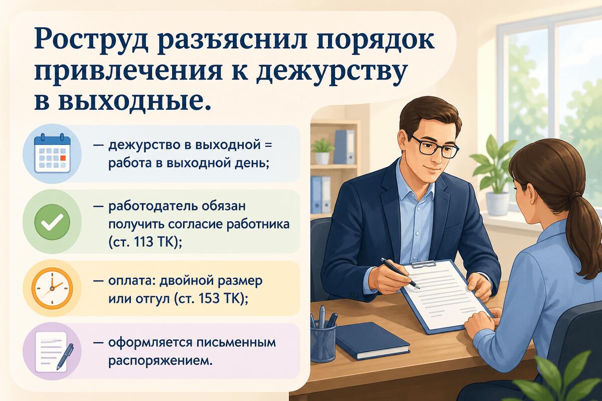 Работник вправе отказаться от дежурства в выходной Работник вправе отказаться от дежурства в выходной