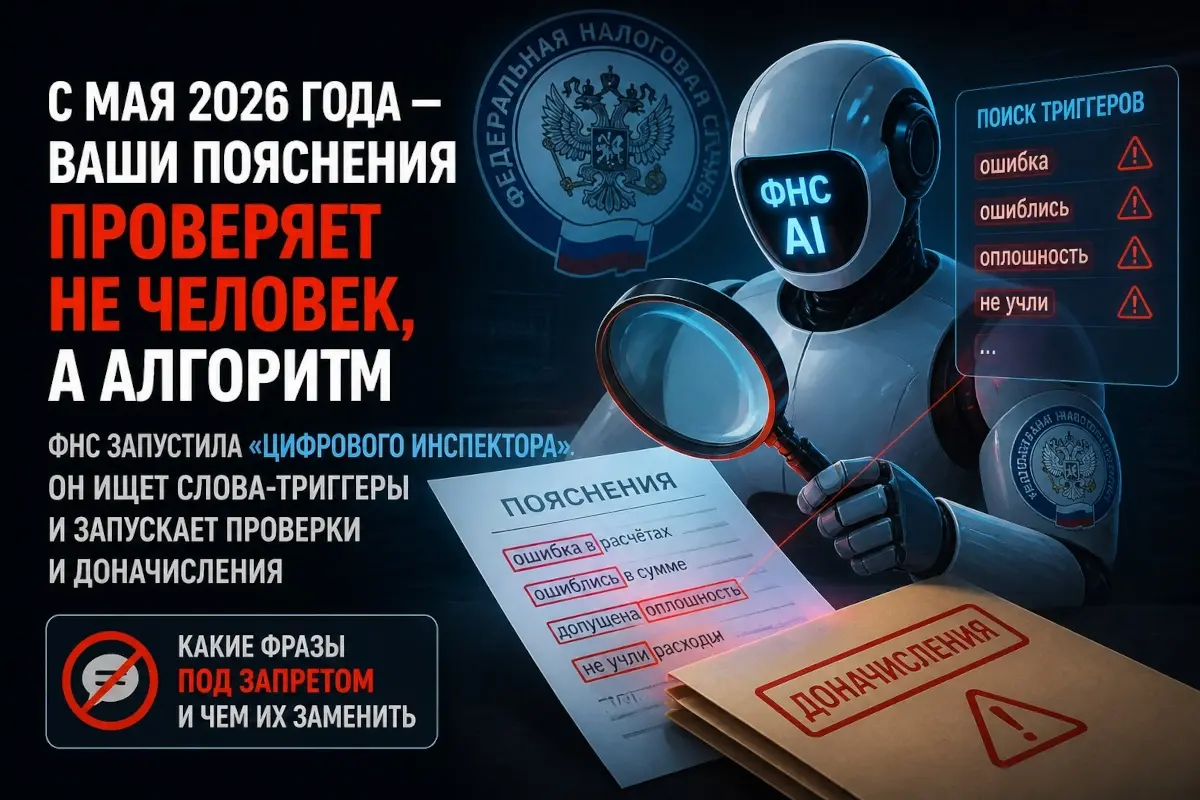 Избегайте этих фраз: как робот ФНС заставляет переписать пояснения