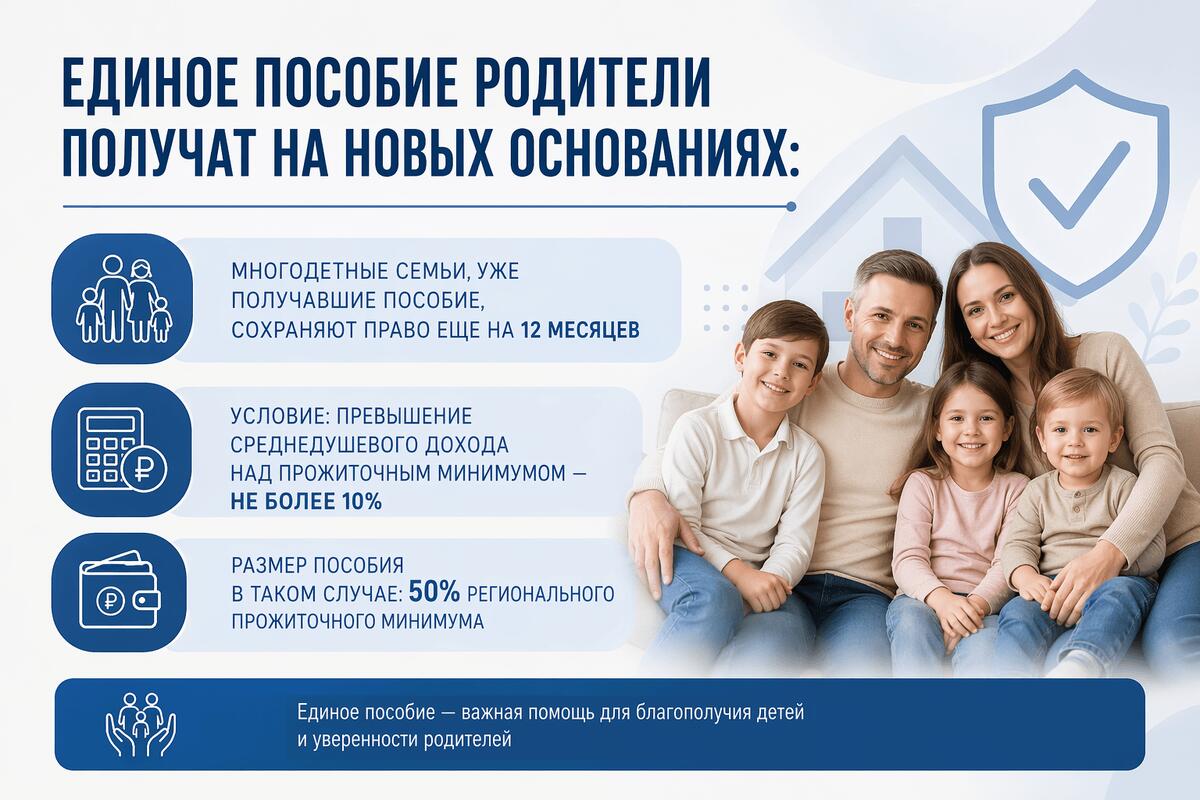 Единое пособие родители получат на новых основаниях Единое пособие родители получат на новых основаниях