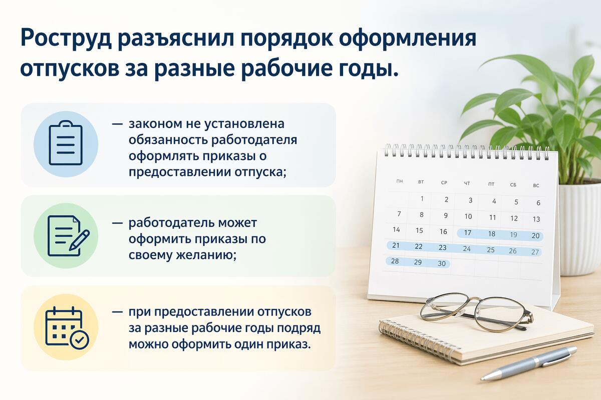 Работодатель вправе не издавать приказы на отпуска