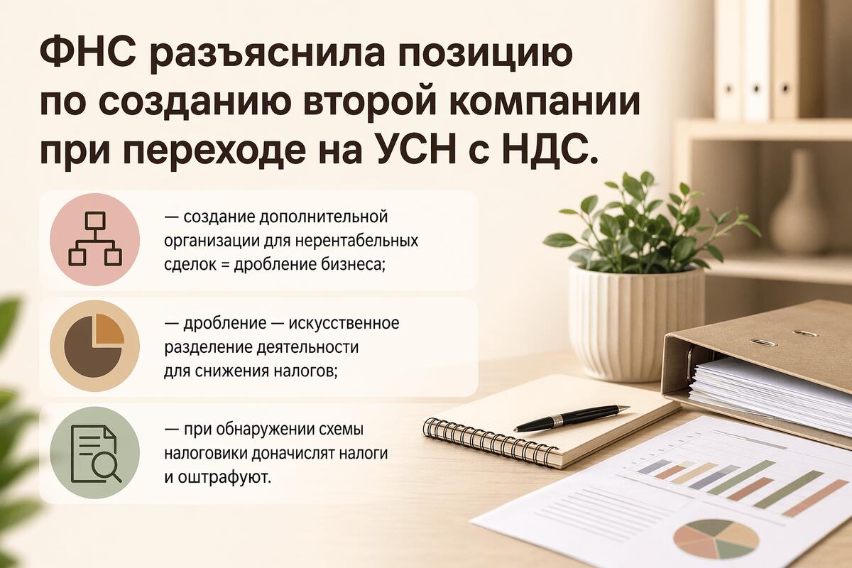 Дробление бизнеса не поможет спасти убыточные сделки на УСН с НДС