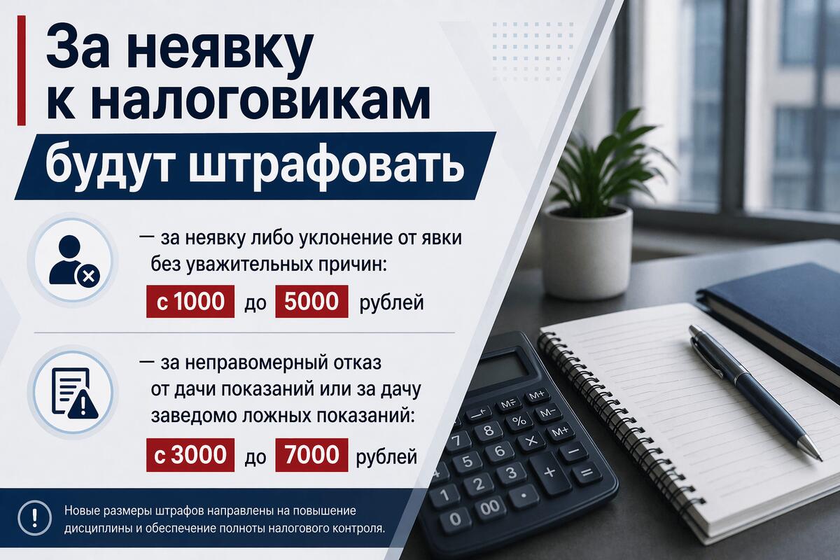 Штрафы за неявку свидетелей к налоговикам увеличат