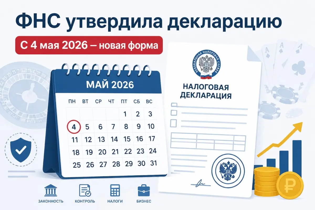 ФНС утвердила декларацию по налогу на игорный бизнес